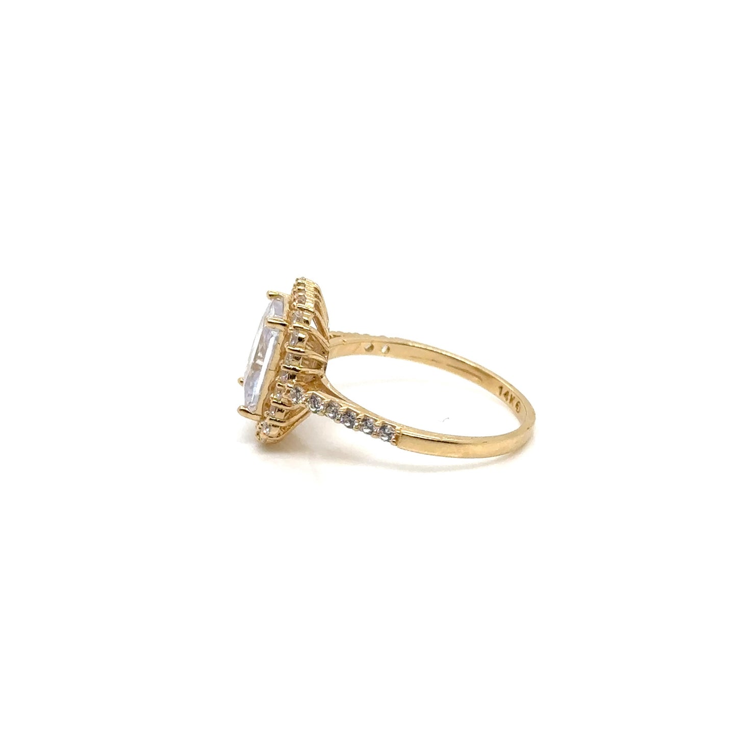 Anillo Oro Dama 14k #11317