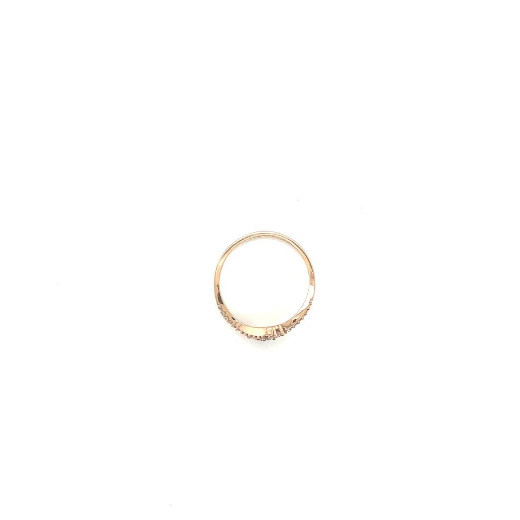 Anillo Oro 14k Rosa #10403
