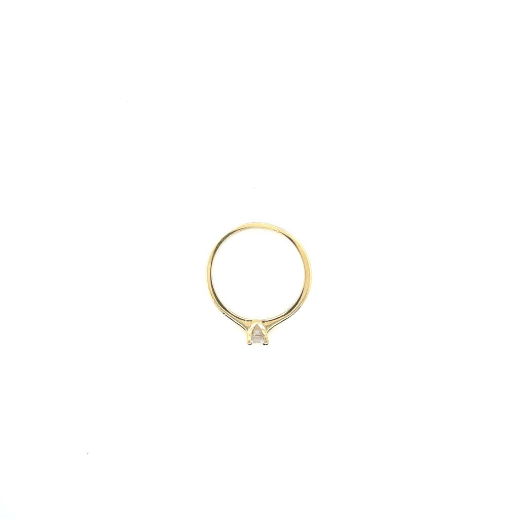 Anillo compromiso Oro 14k Amarillo #10348