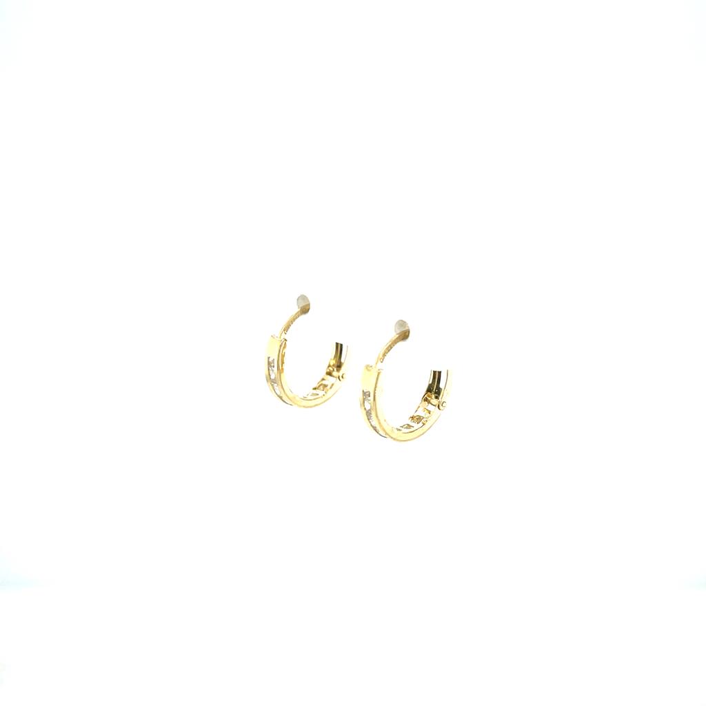 Huggie Oro 14k Amarillo #10410