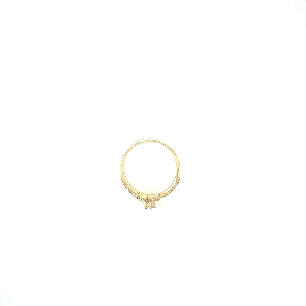 Anillo compromiso Oro 14k Amarillo #10355