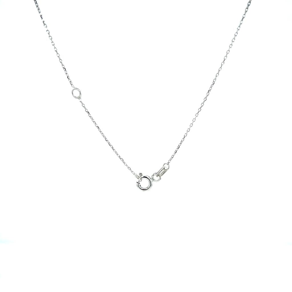 Gargantilla Oro 14k Blanco #10431