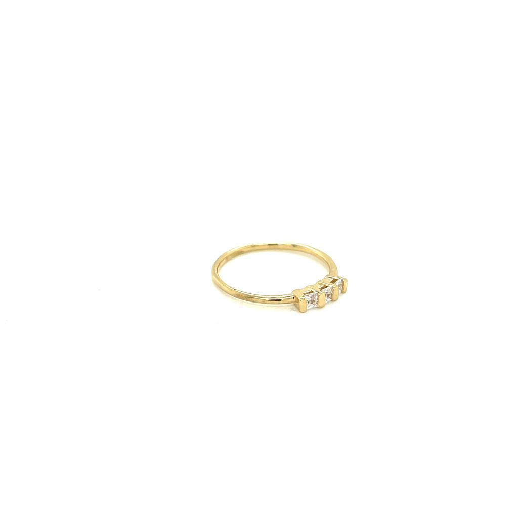 Anillo compromiso Oro Amarillo 10k #9997