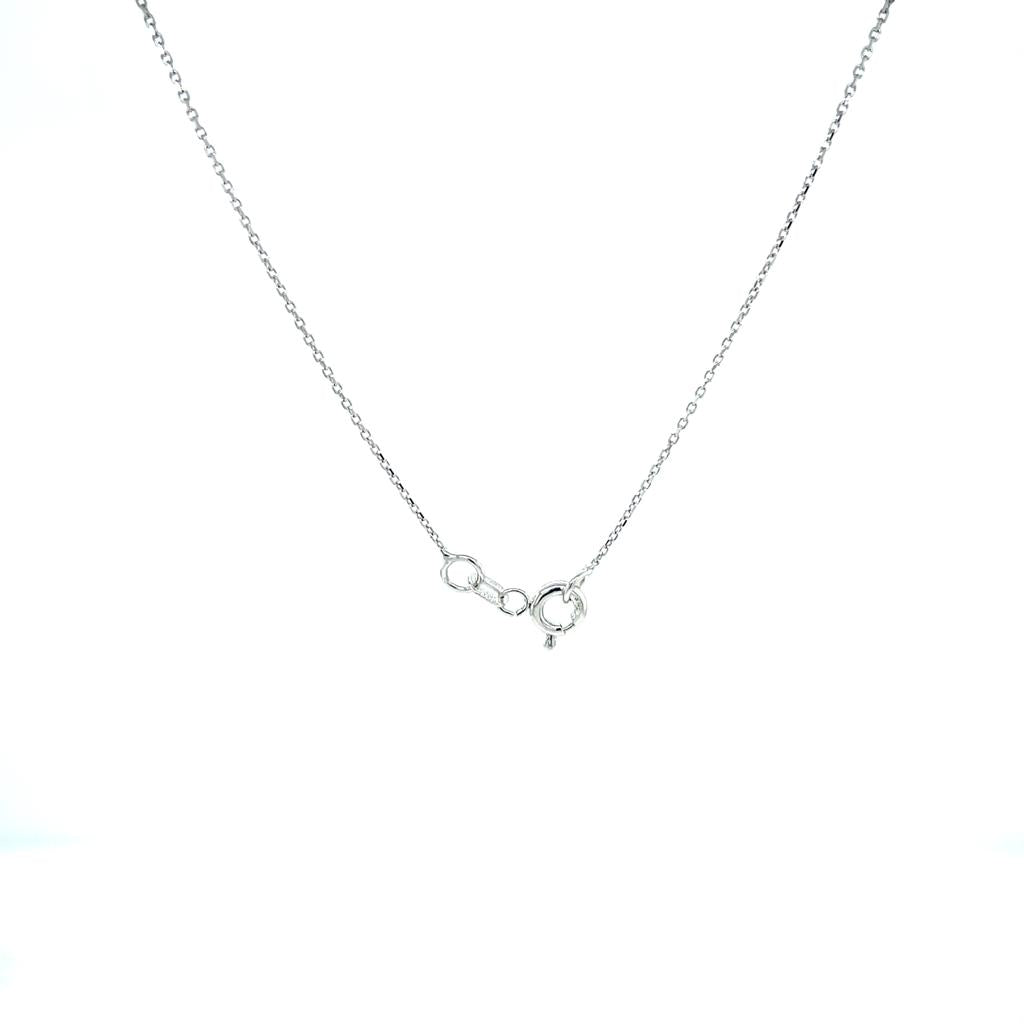 Gargantilla Oro 14k Blanco #10432