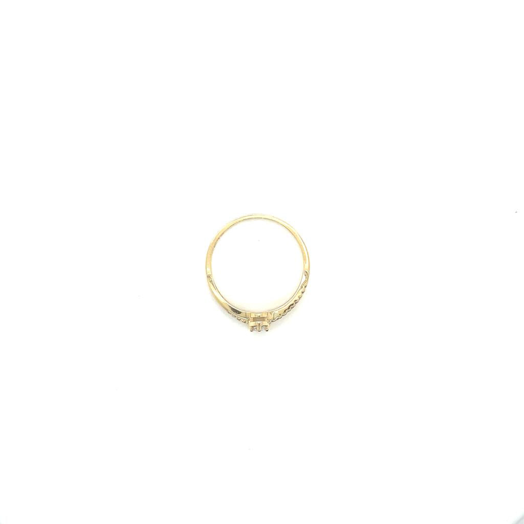 Anillo compromiso Oro 14k Amarillo #10356