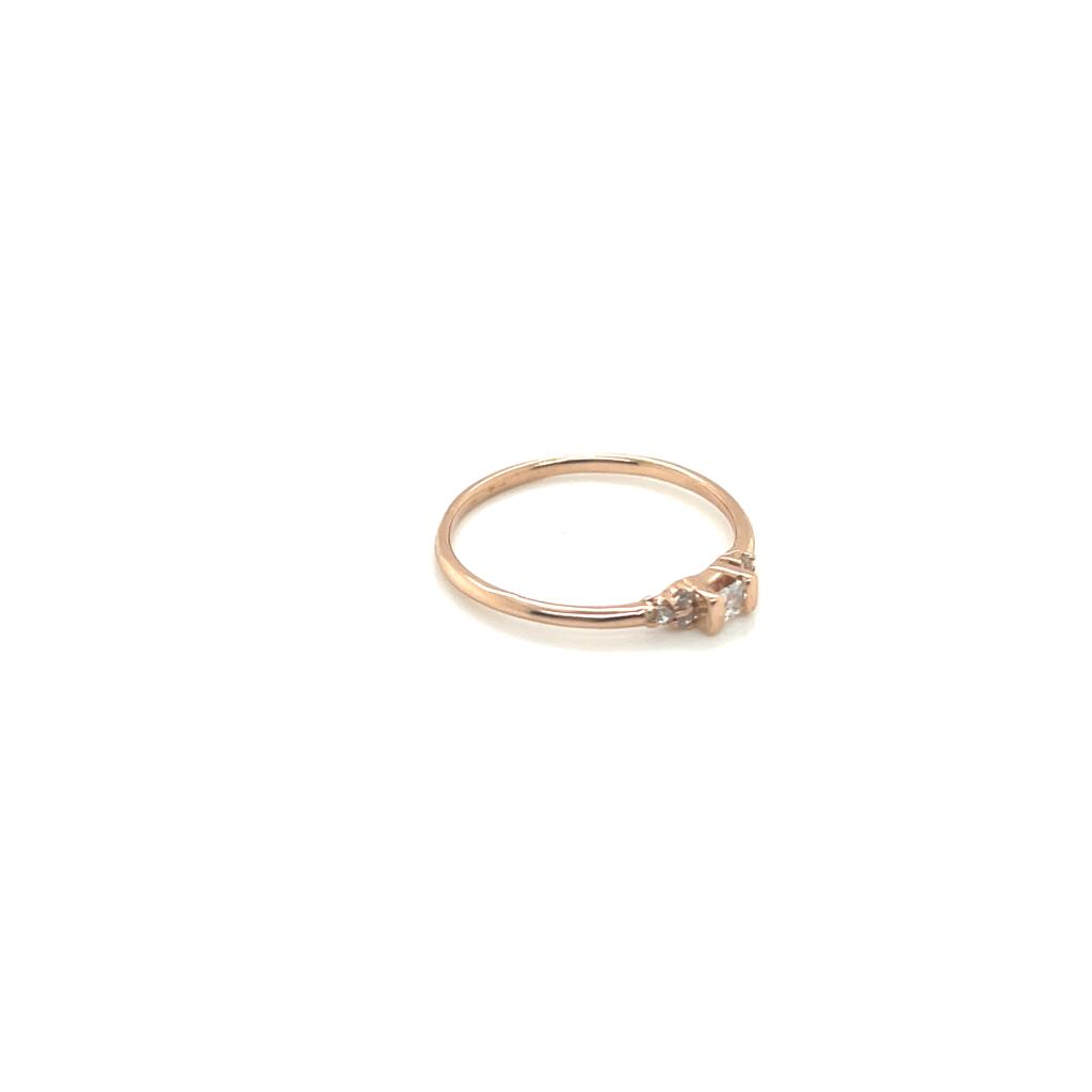 Anillo Oro 14k Rosa #10405