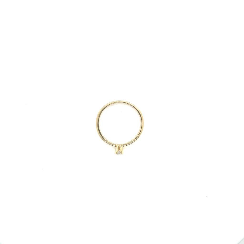 Anillo compromiso Oro 14k Amarillo #10357