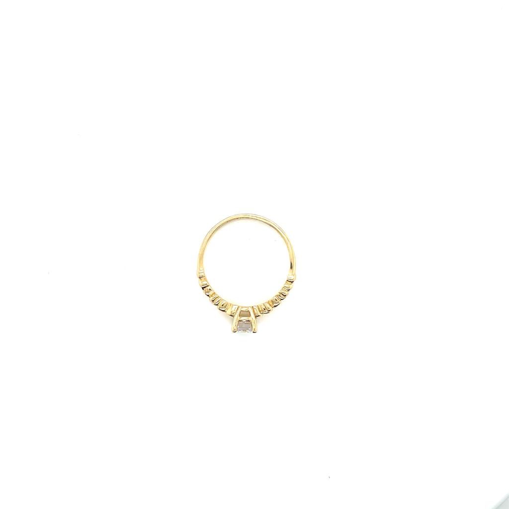 Anillo compromiso Oro 14k Amarillo #10358