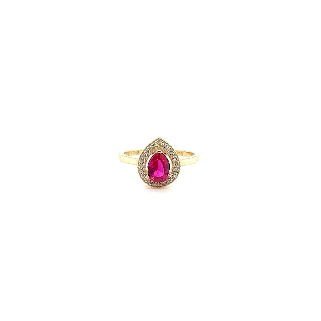 Anillo Oro Dama 10k #11166