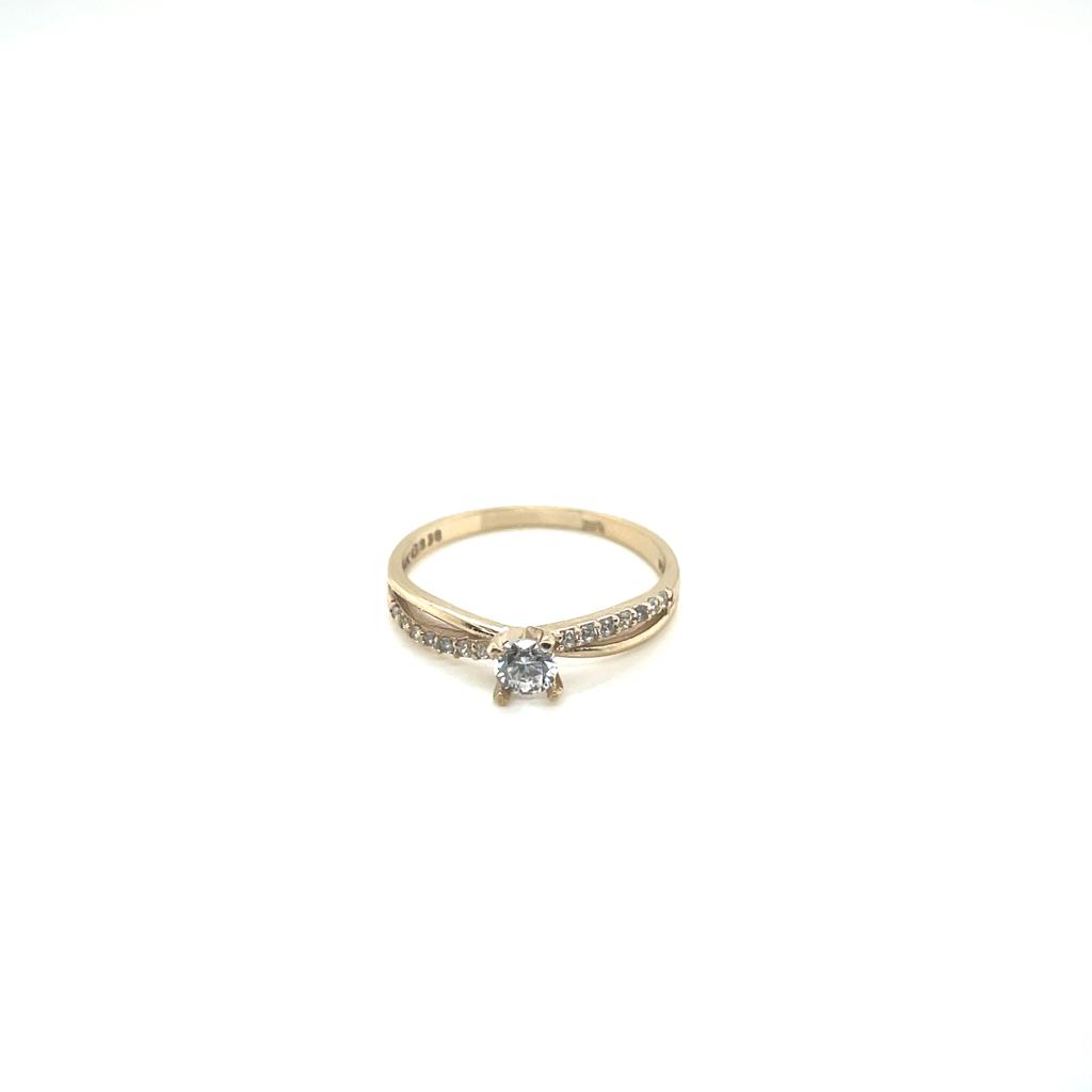 Anillo compromiso Oro 14k  #10393