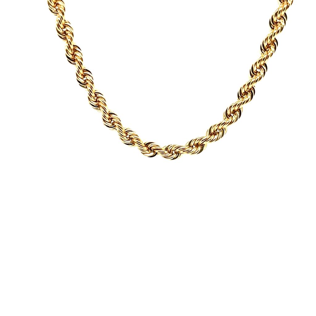 Cadena oro 10k Torsal Hollow #11181