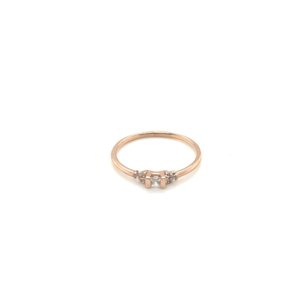 Anillo Oro 14k Rosa #10405