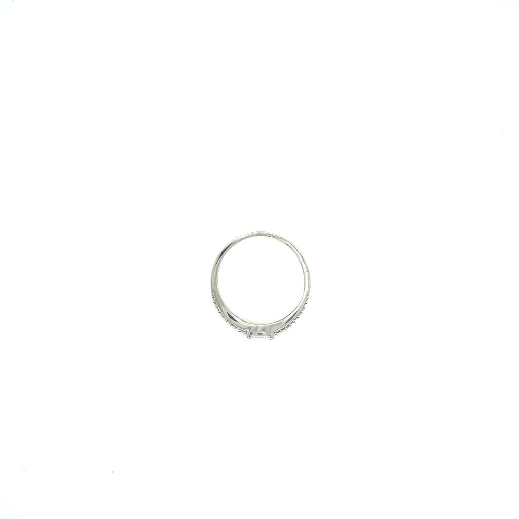 Anillo Oro Blanco 14k #10370