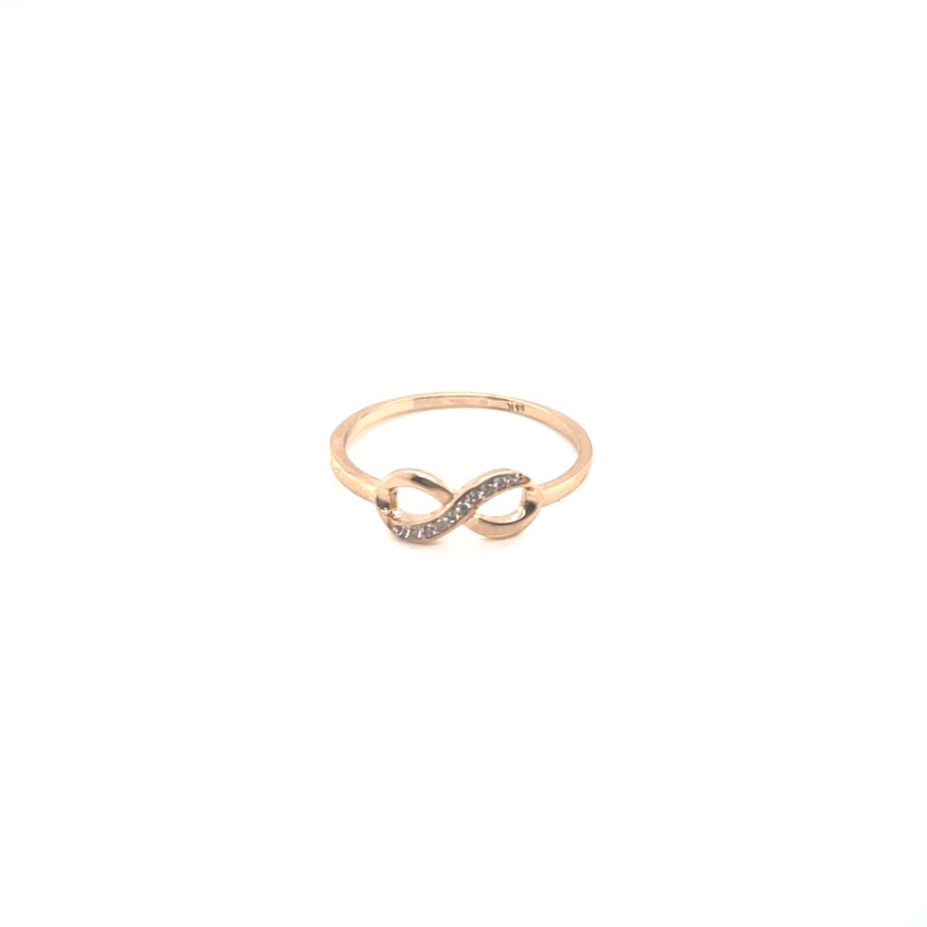 Anillo Oro 14k Rosa #10406