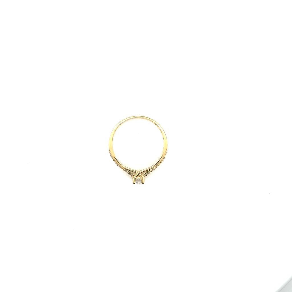 Anillo compromiso Oro 14k Amarillo #10359