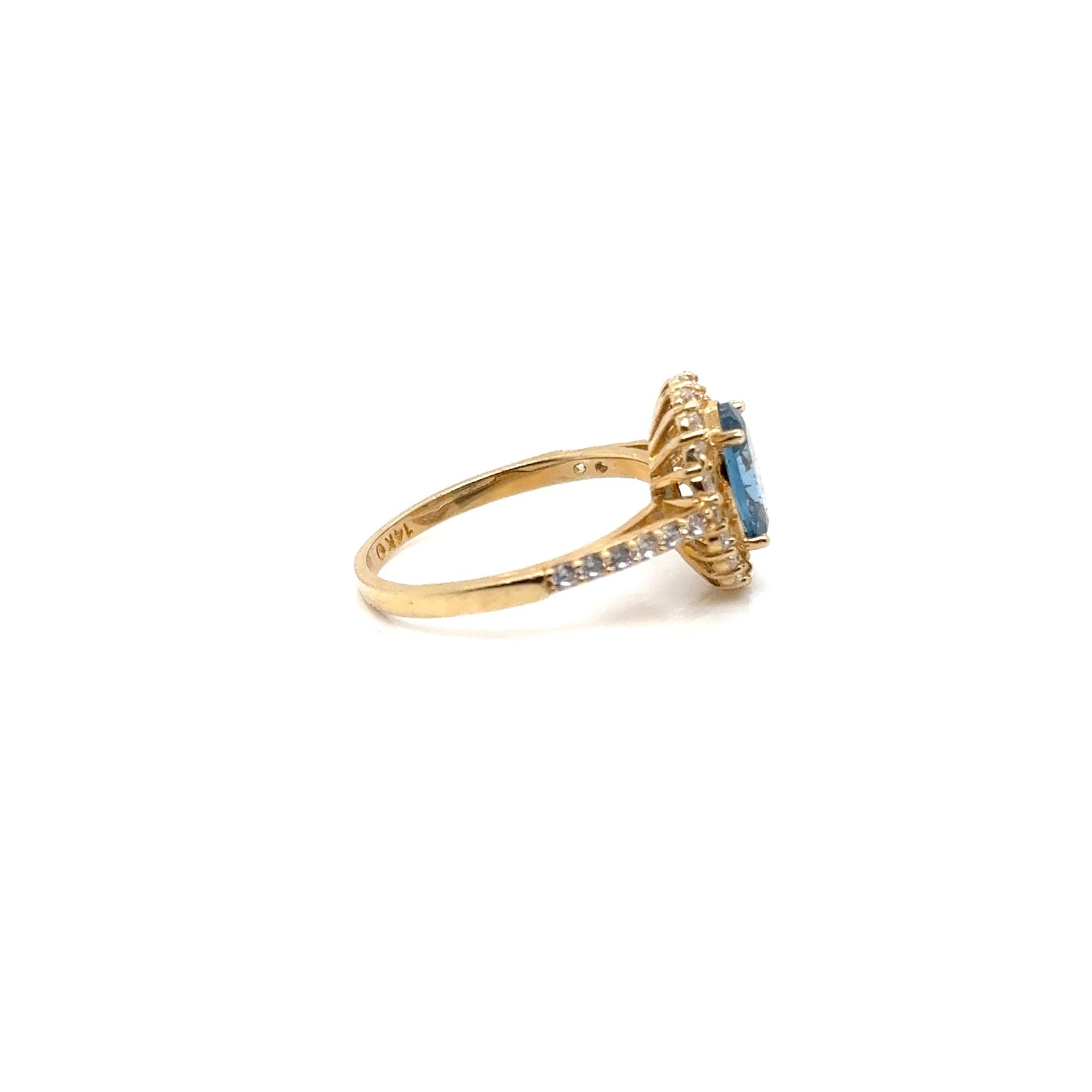 Anillo Oro Dama 14k #11322