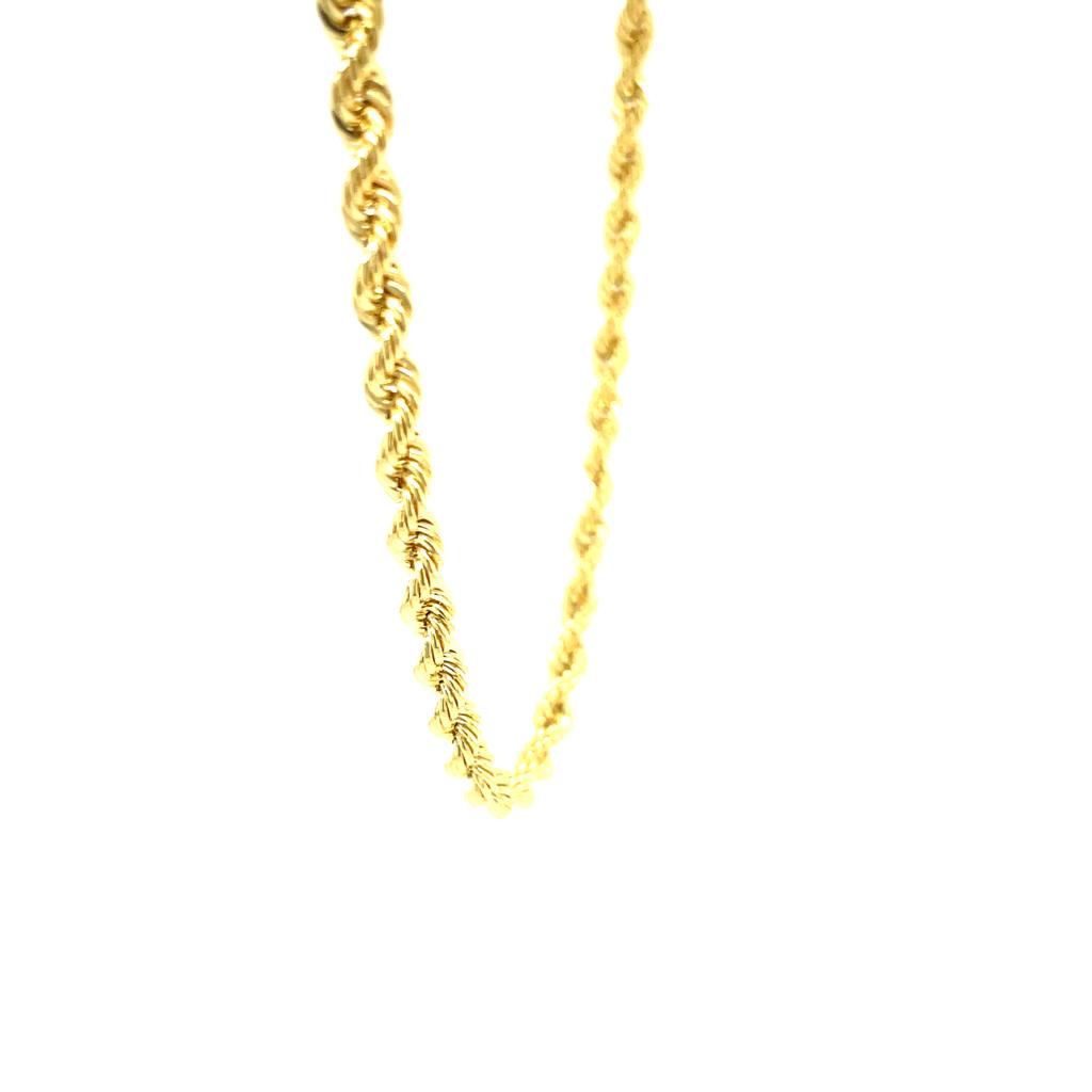 Cadena Hollow oro 14k #10411