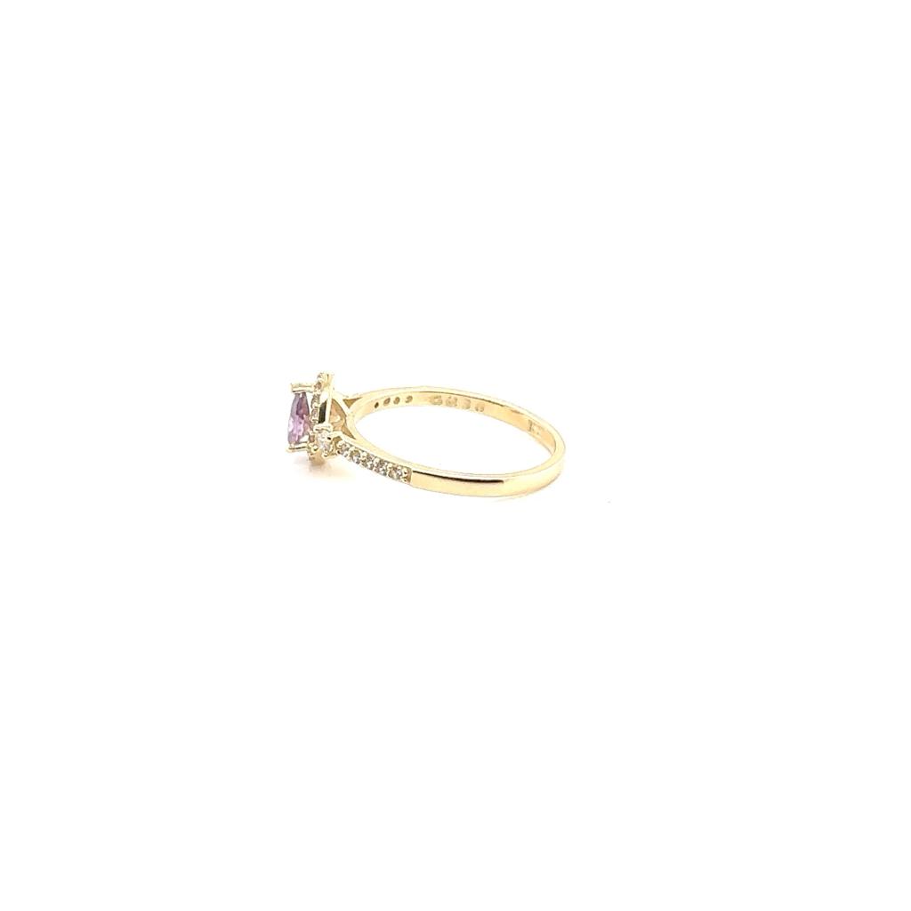 Anillo Oro Dama 10k #11161