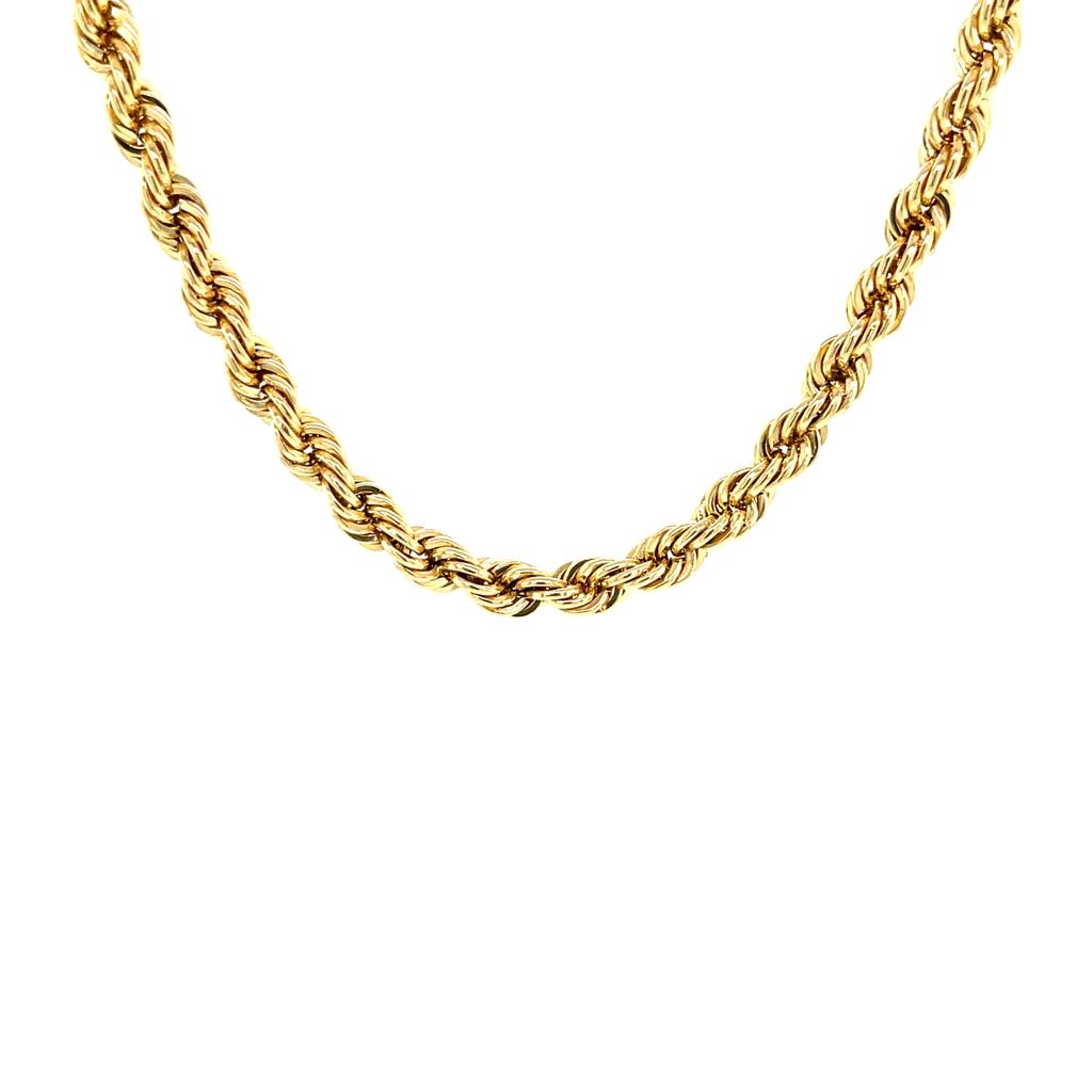 Cadena oro 10k Torsal Hollow #10002