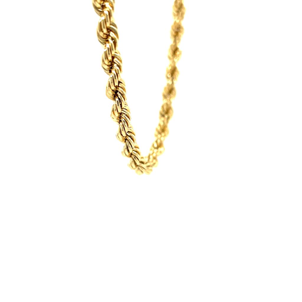 Cadena oro 10k Torsal Hollow    #10002