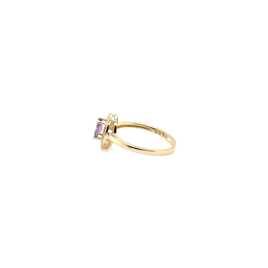Anillo Oro Dama 10k #11169