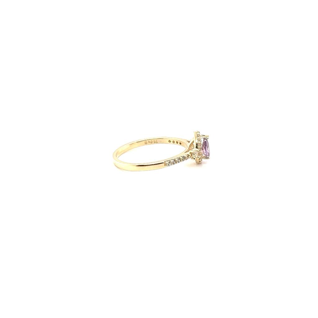 Anillo Oro Dama 10k #11161