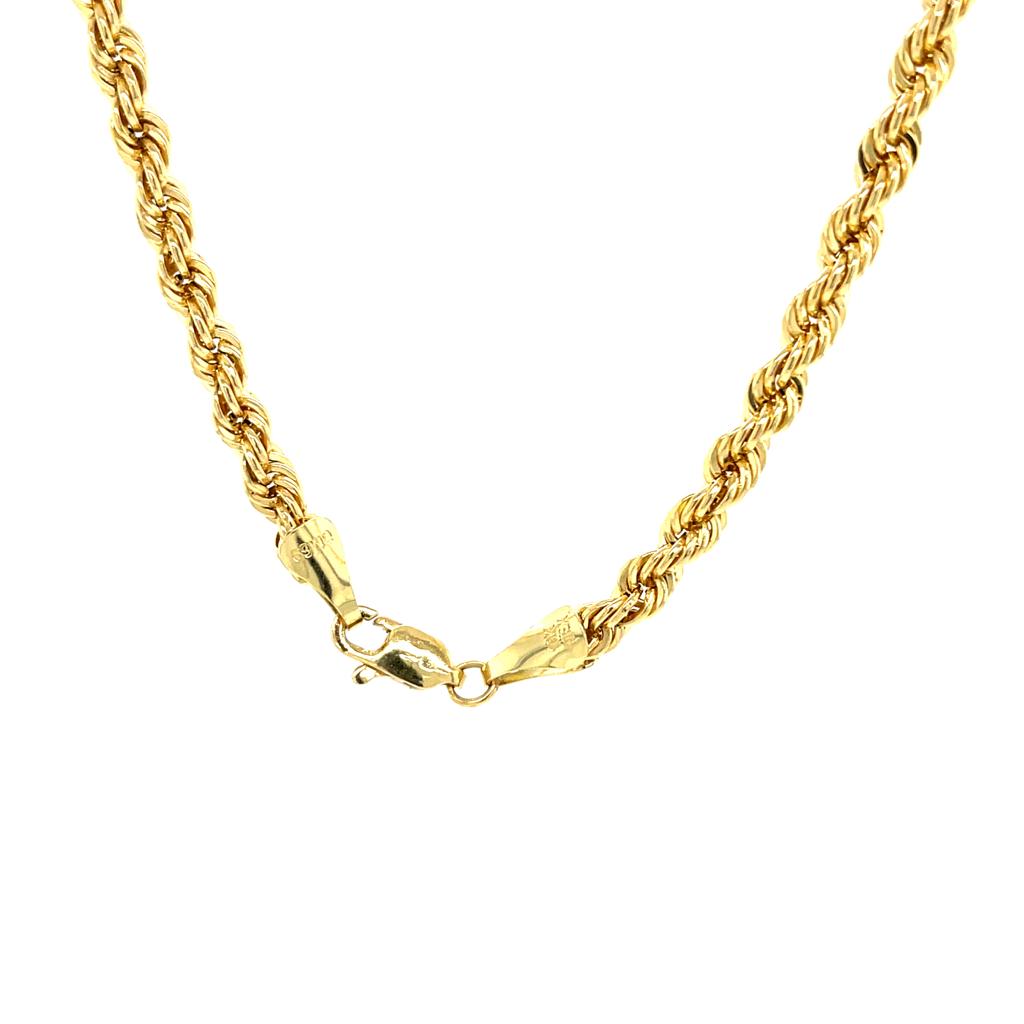 Cadena oro 10k Torsal Hollow #10002