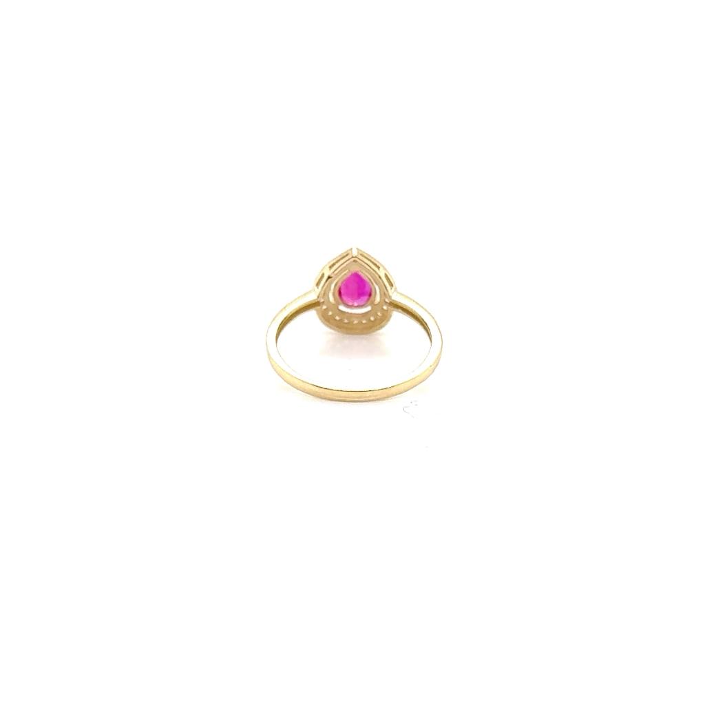 Anillo Oro Dama 10k #11166