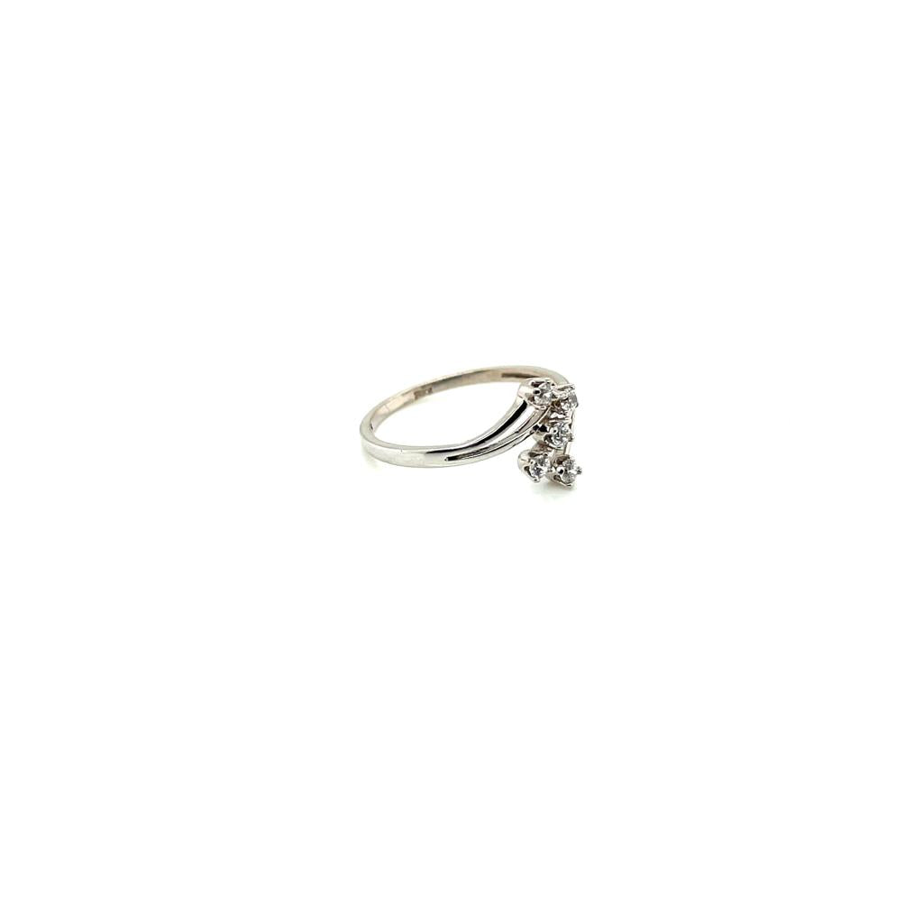 Anillo Oro Blanco 14k #10365