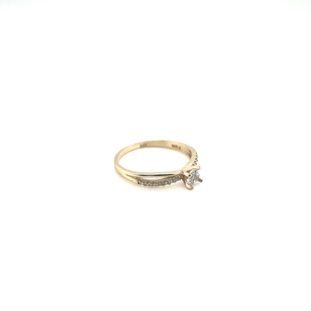 Anillo compromiso Oro 14k  #10393