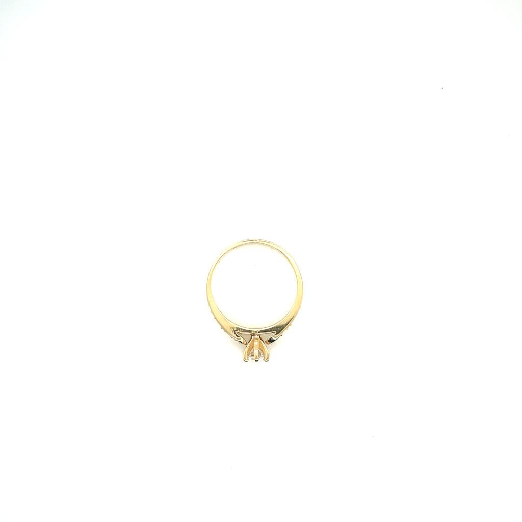 Anillo compromiso Oro 14k Amarillo #10353
