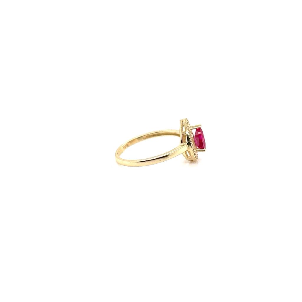 Anillo Oro Dama 10k #11166