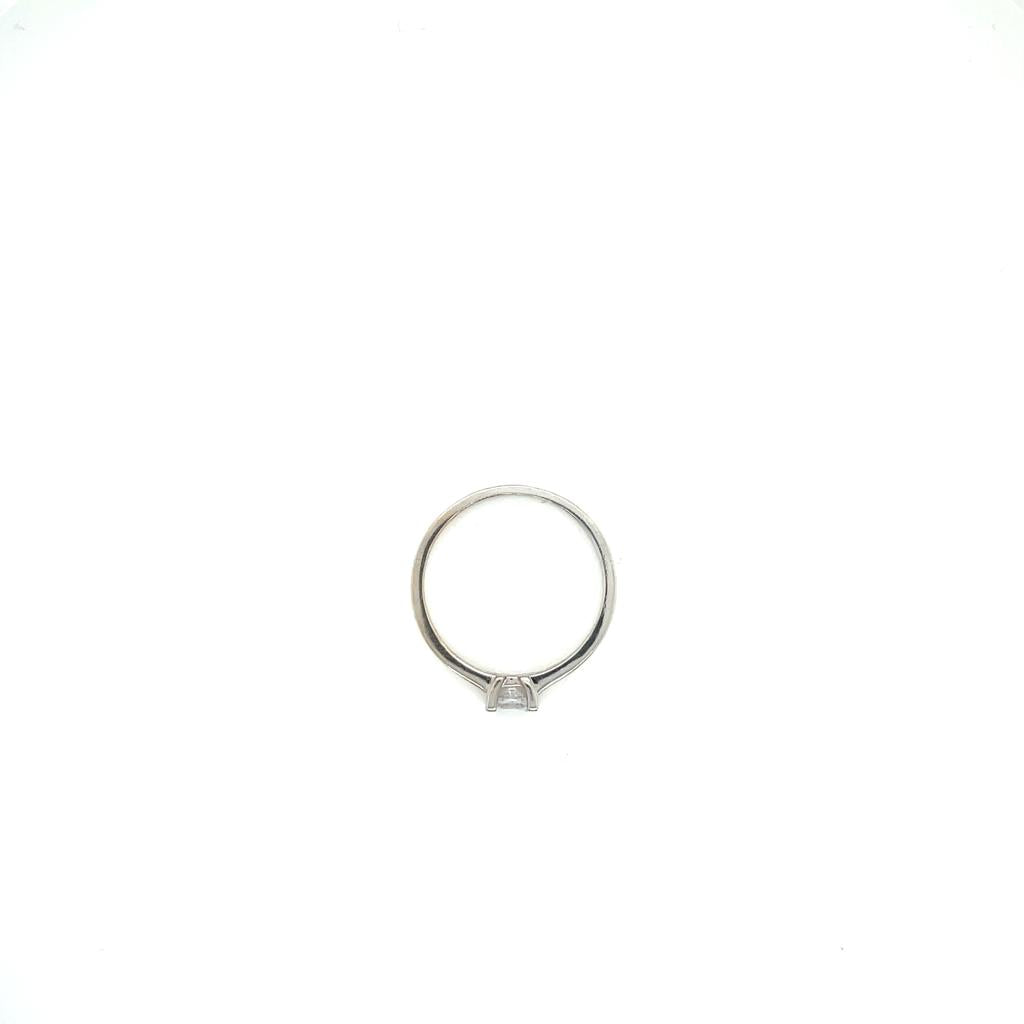 Anillo compromiso Oro Blanco 14k #10382