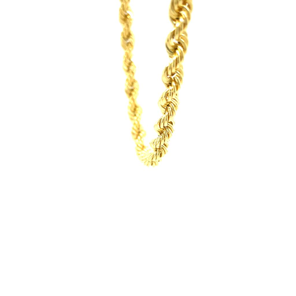 Cadena Hollow oro 14k #10412