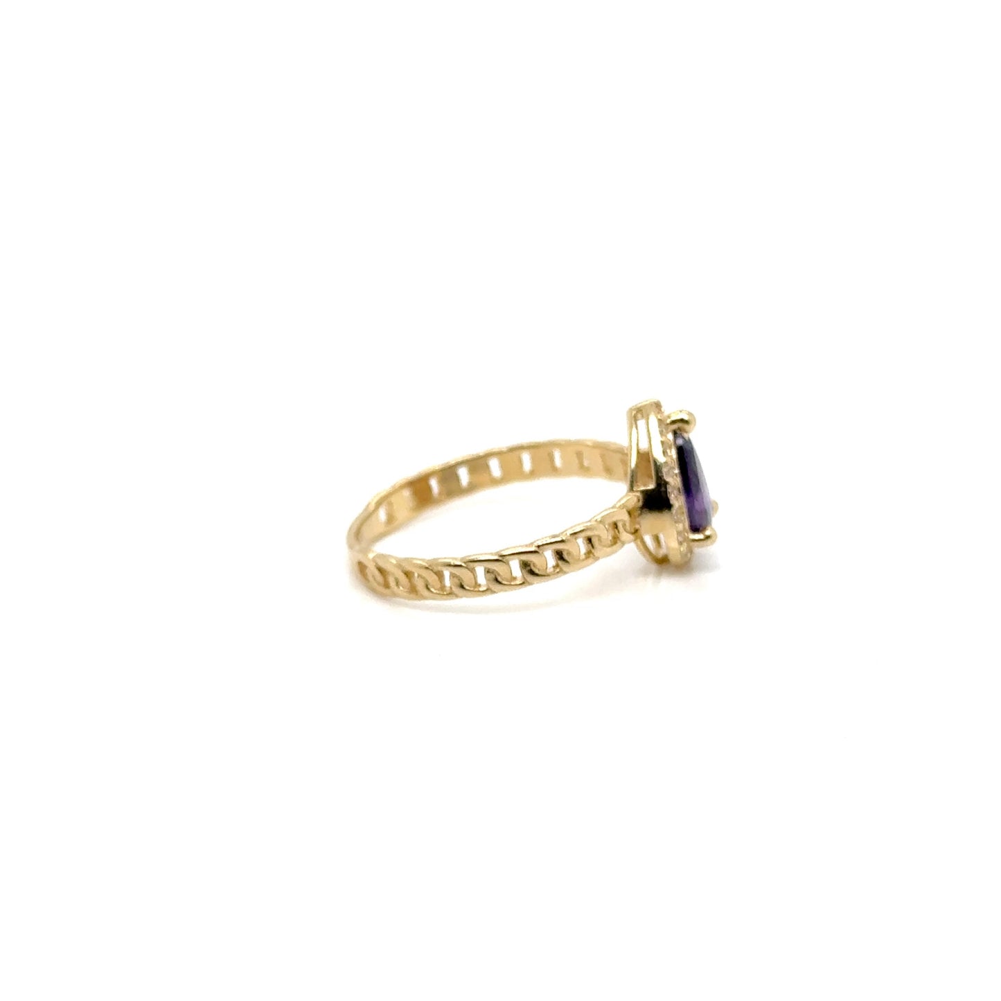 Anillo Oro Dama 14k #11318