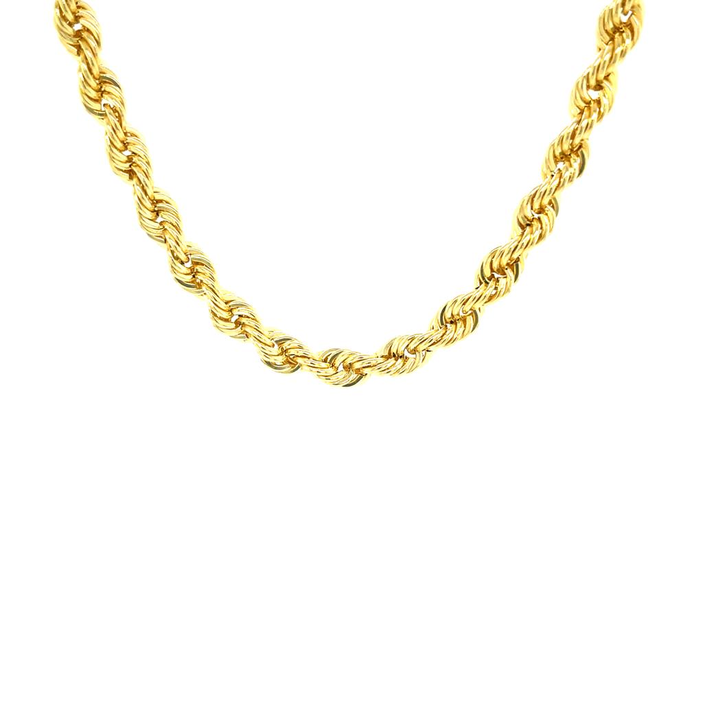 Cadena Hollow oro 14k #10412