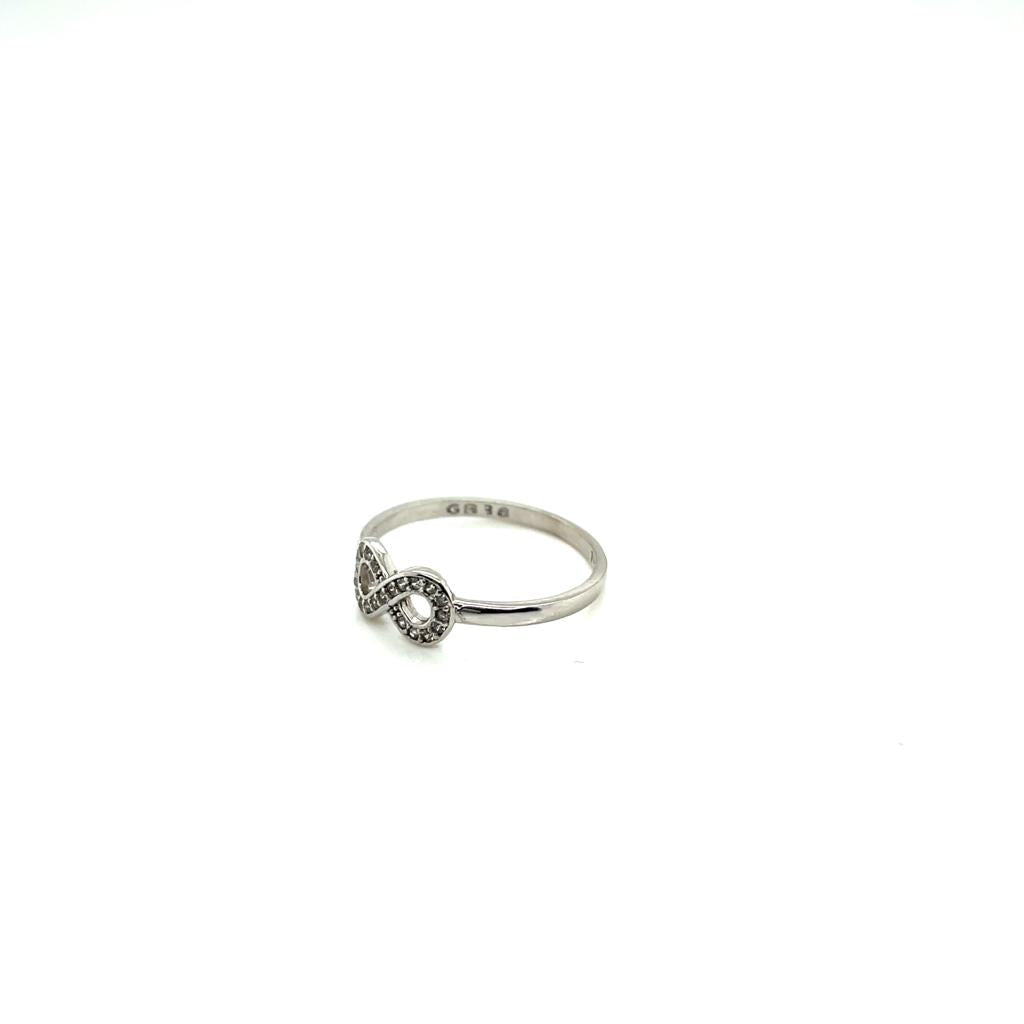 Anillo Oro Blanco 14k #10366