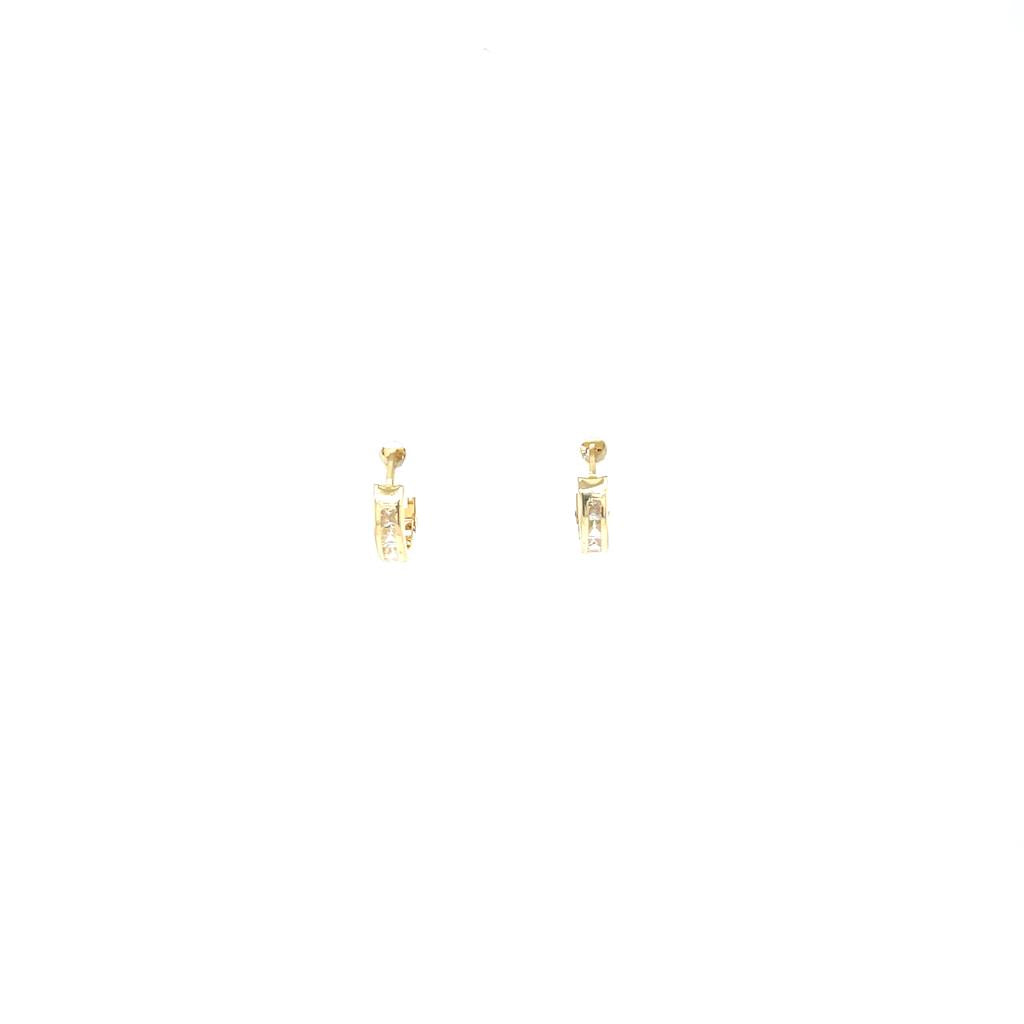 Huggie Oro 14k Amarillo #10408