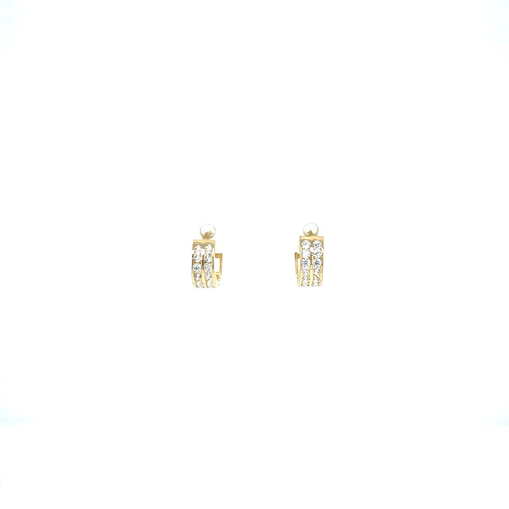Huggie Oro 14k Amarillo #10409