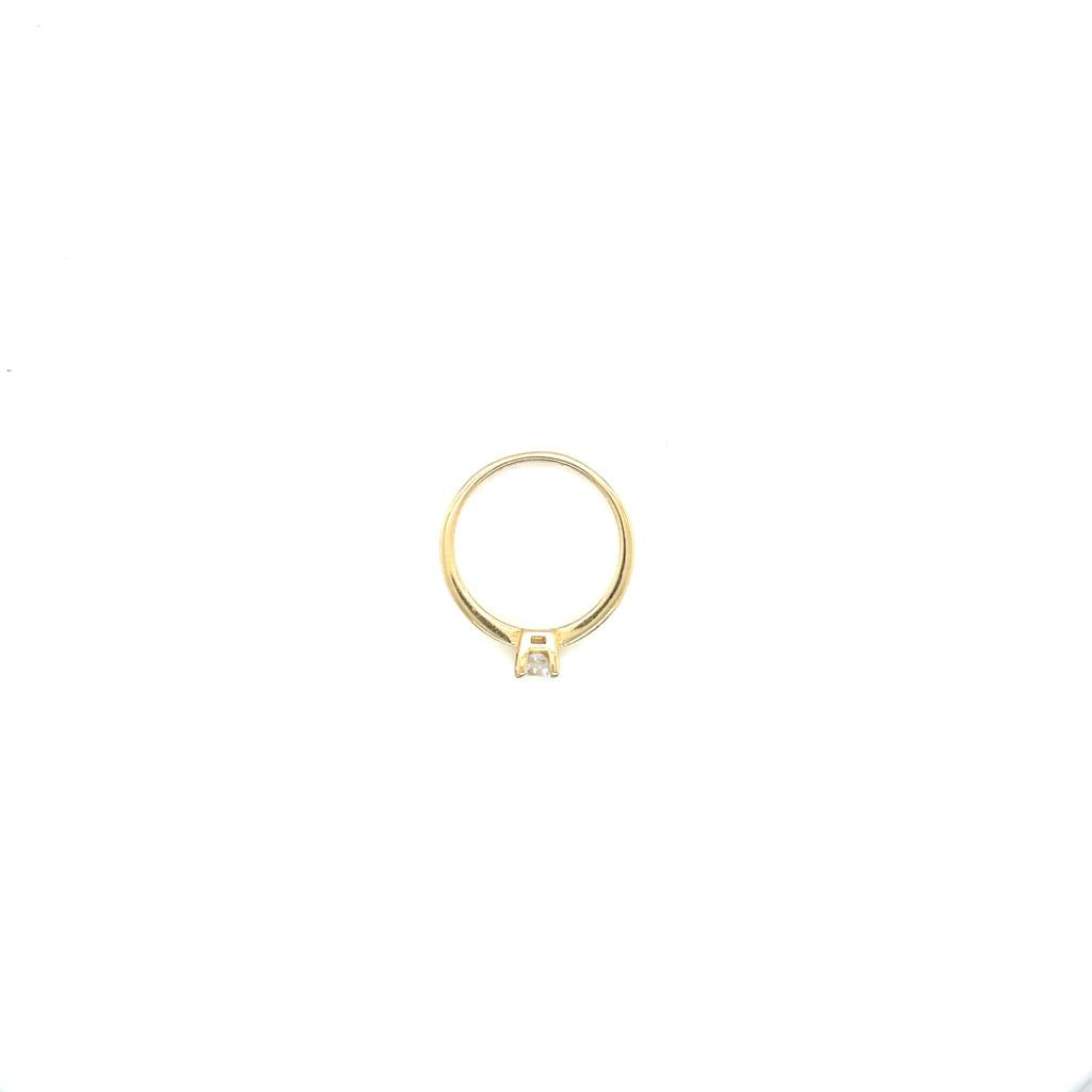 Anillo compromiso Oro 14k Amarillo #10333