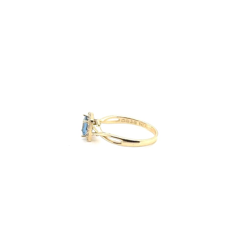 Anillo Oro Dama 10k #11164