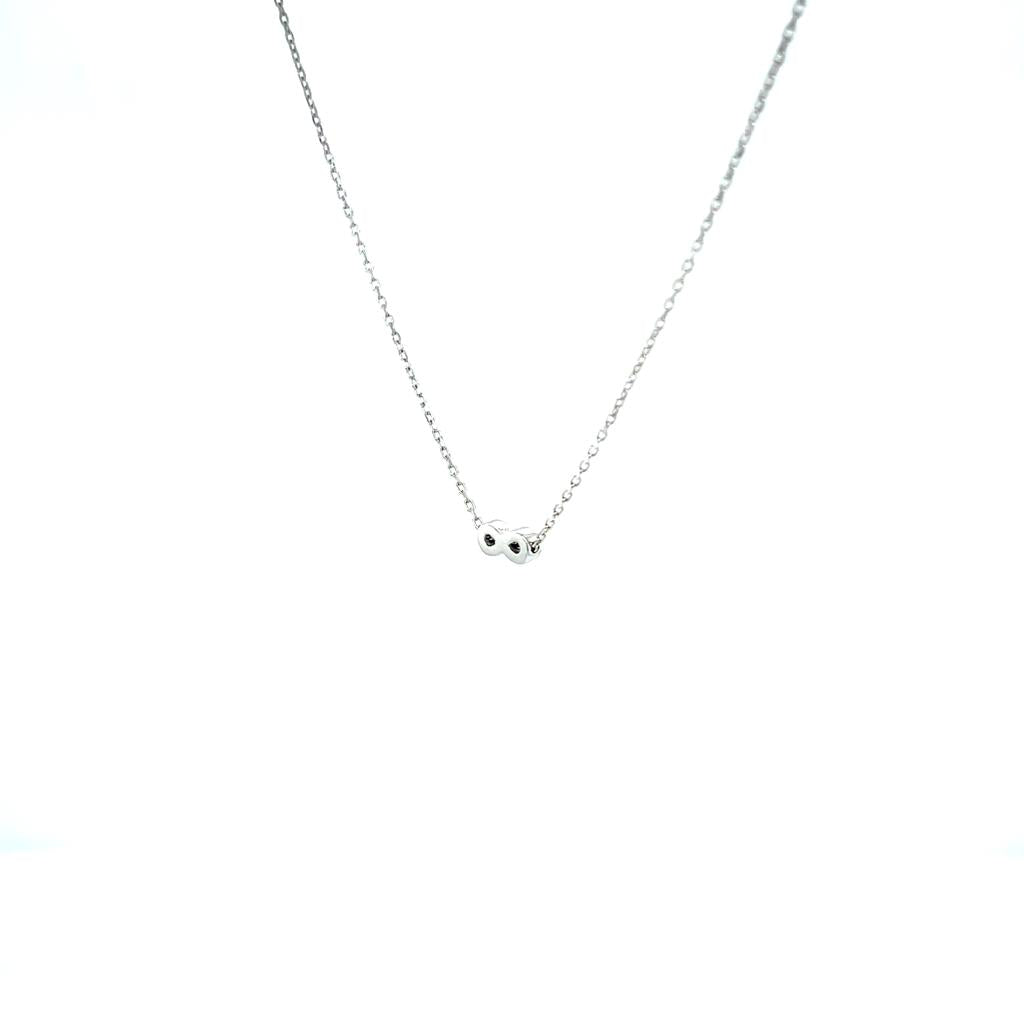 Gargantilla Oro 14k Blanco #10430