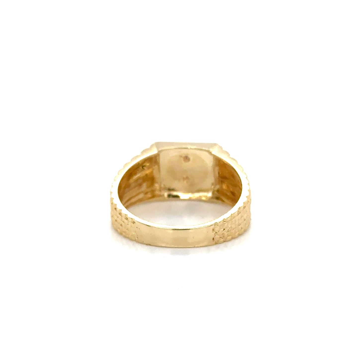 Anillo Caballero Oro Amarillo 10k #12135