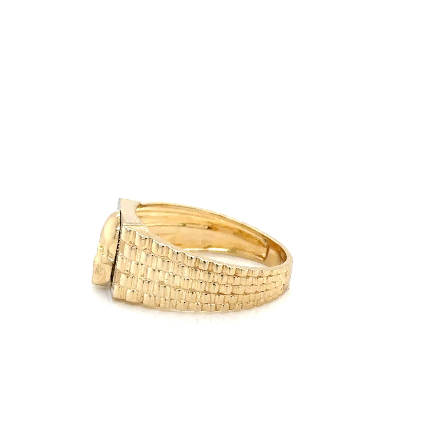 Anillo Caballero Oro Amarillo 10k #12135