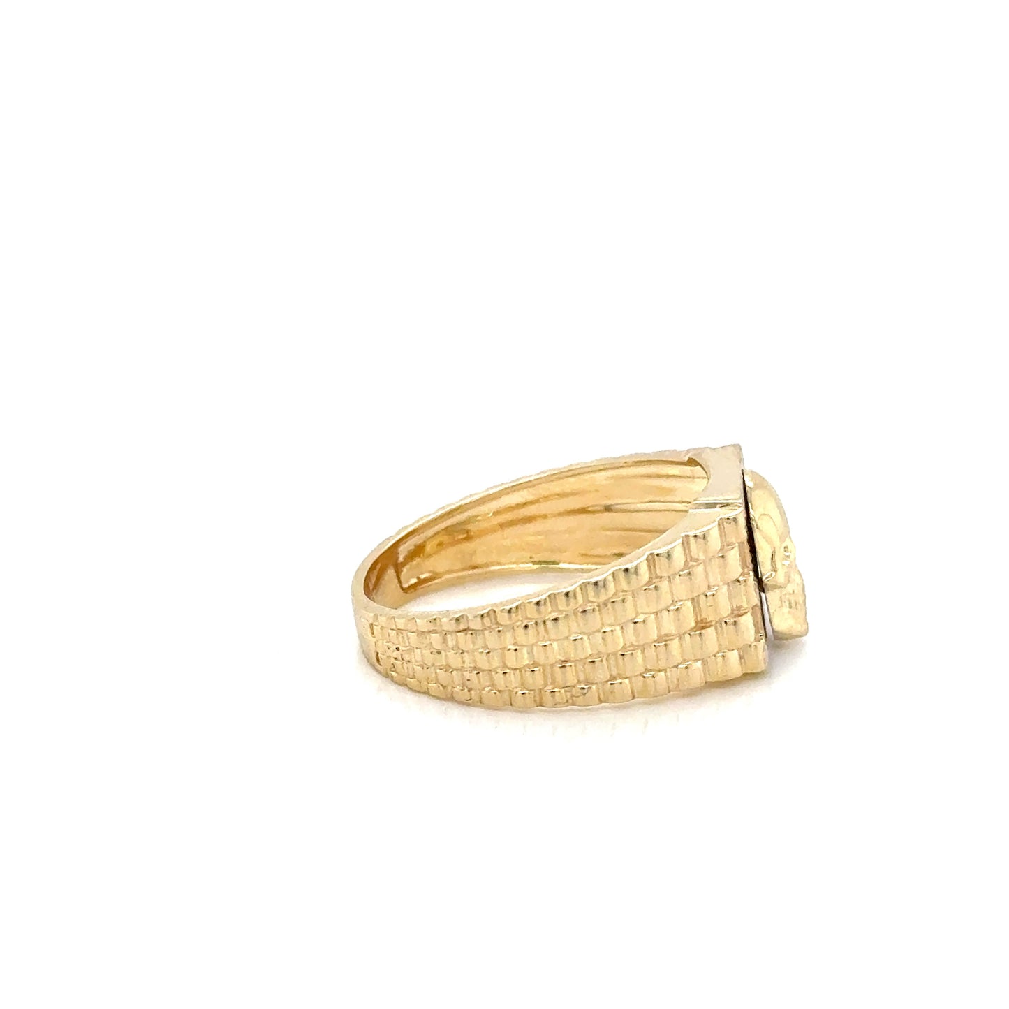 Anillo Caballero Oro Amarillo 10k #12135