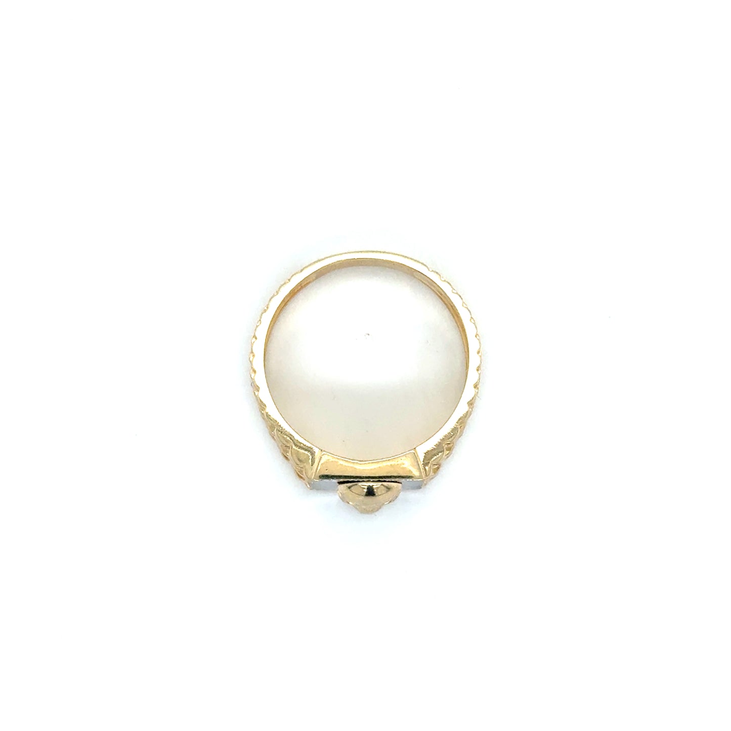 Anillo Caballero Oro Amarillo 10k #12135