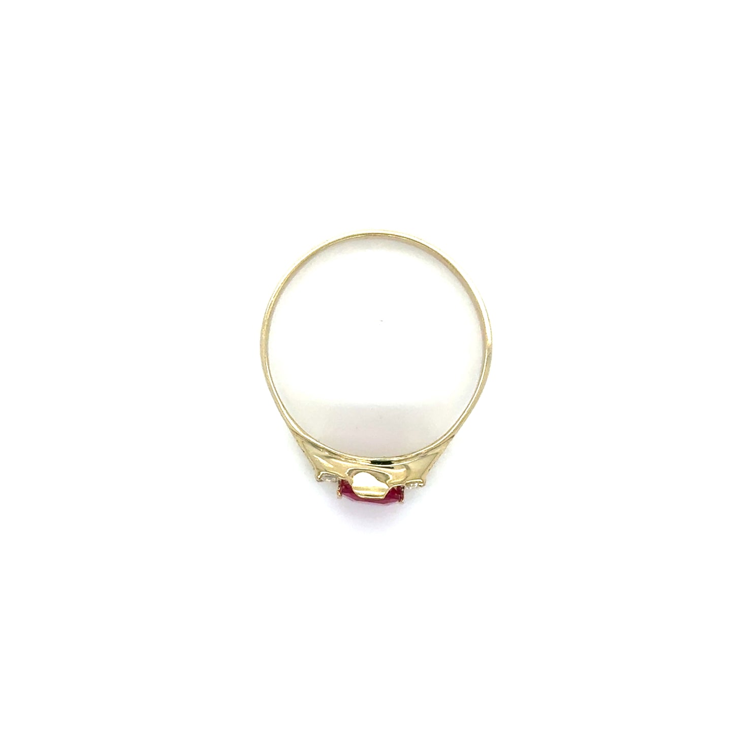 Anillo Caballero Oro Amarillo 10k #12136