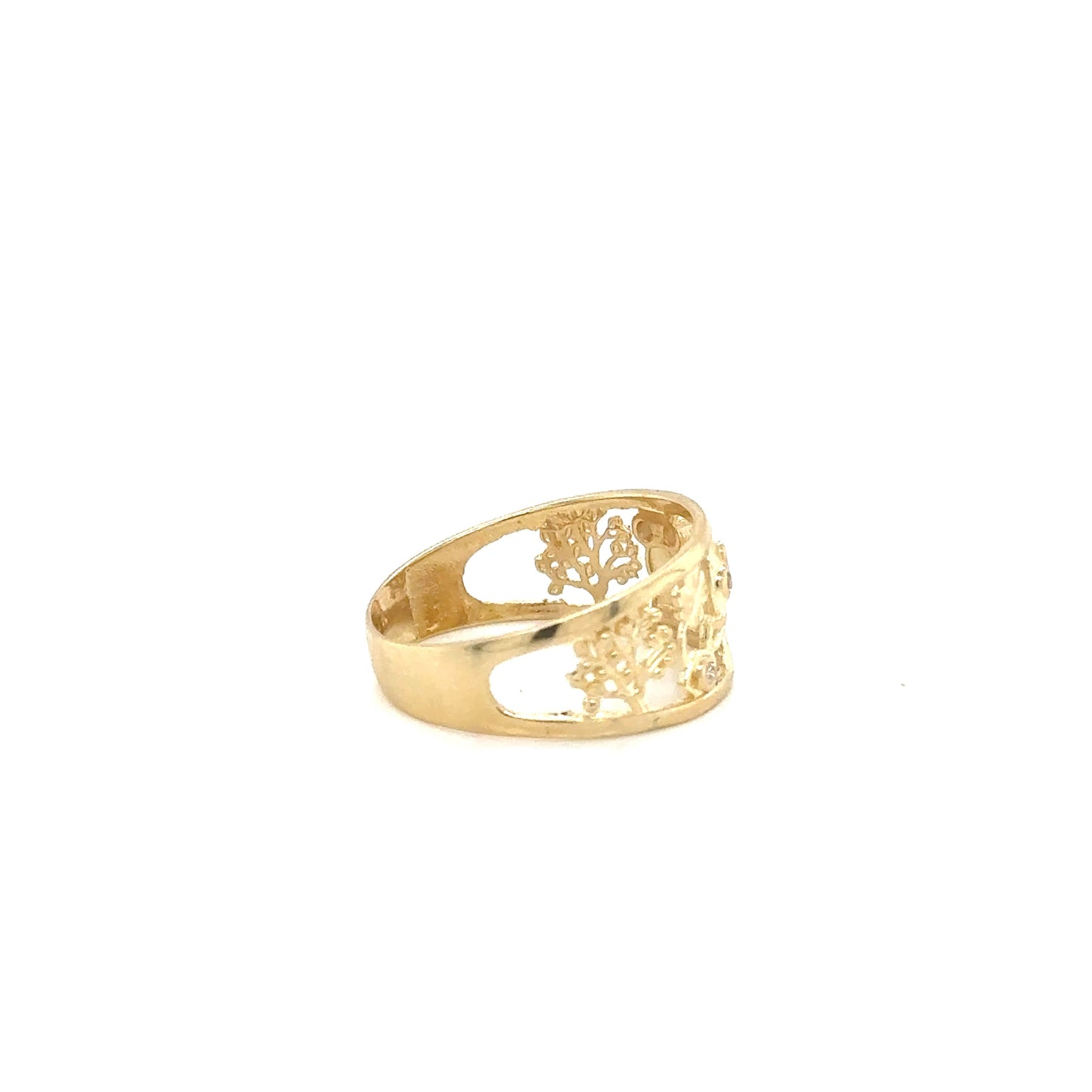 Anillo Dama Oro Amarillo 10k #12113