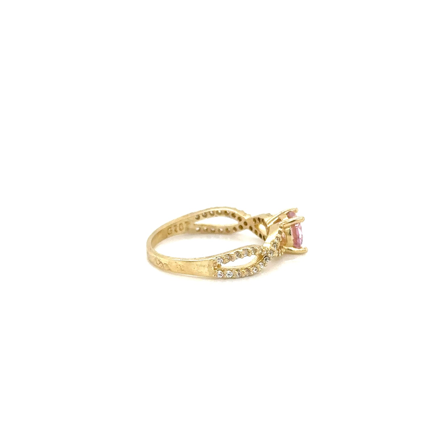 Anillo Dama Oro Amarillo 10k #12116