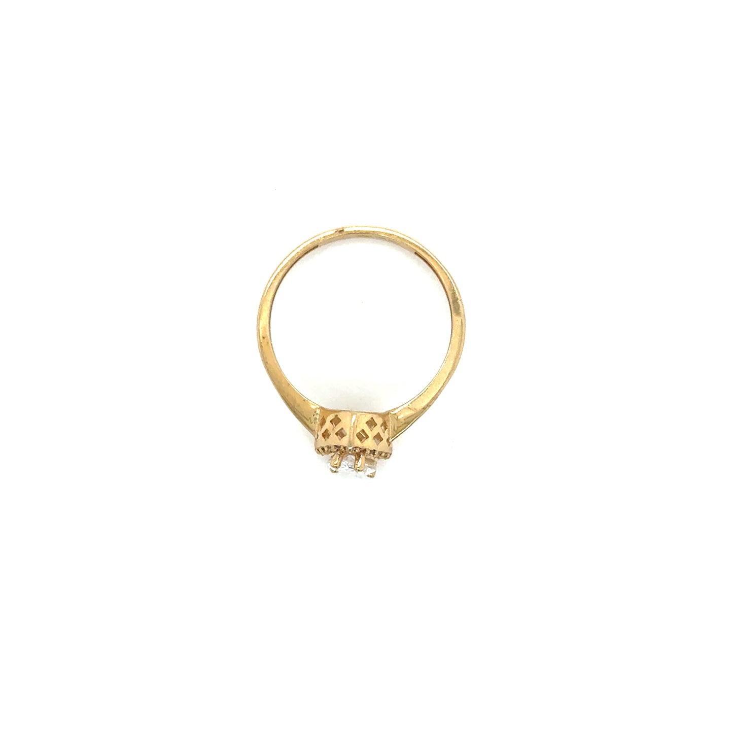 Anillo Dama Oro Amarillo 10k #12124